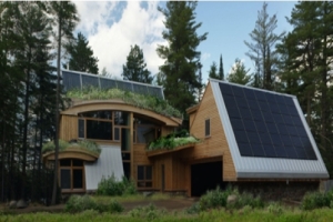What many people think a "green" house must look like